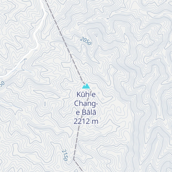 Map of Kūh-e Chang-e Bālā