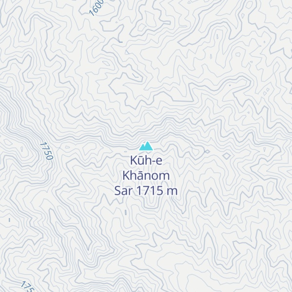 Map of Kūh-e Khānom Sar