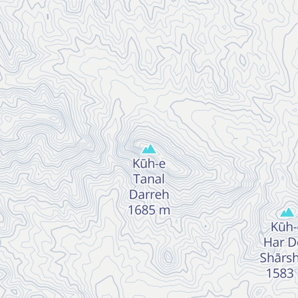 Map of Kūh-e Tanal Darreh
