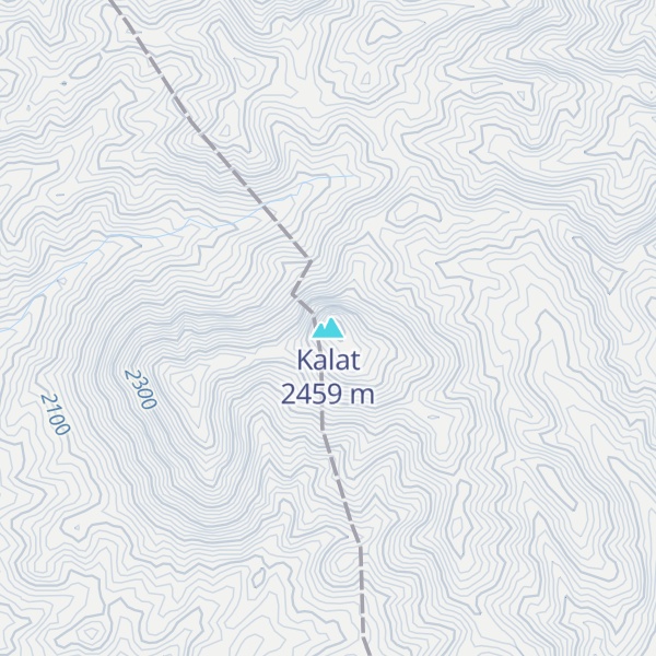 Map of Kalat