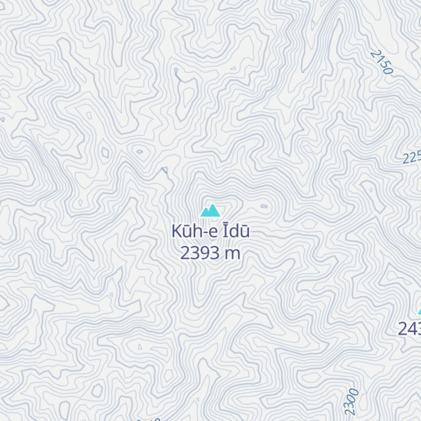 Map of Kūh-e Īdū