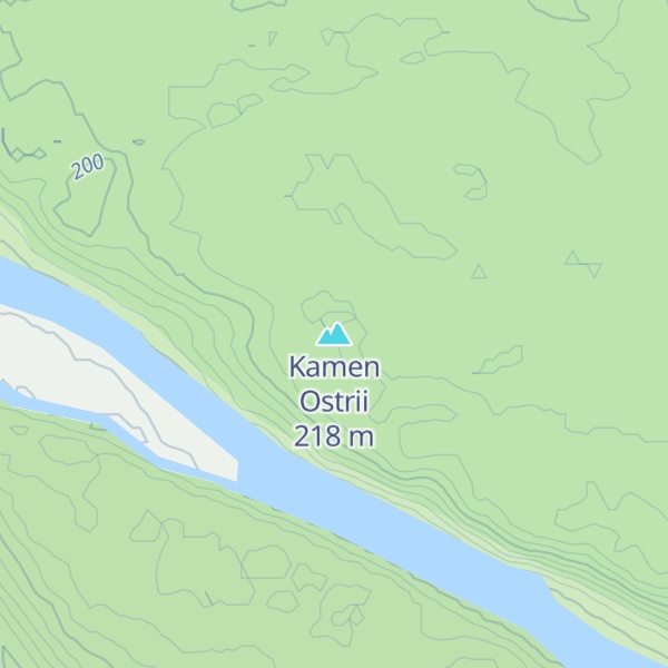 Map of Kamen Ostrii