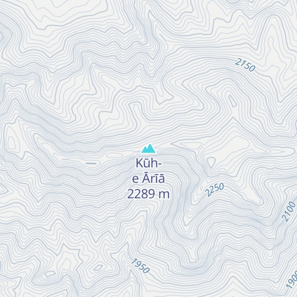 Map of Kūh-e Ārīā