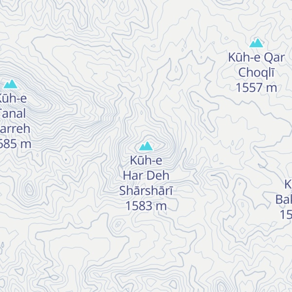 Map of Kūh-e Har Deh Shārshārī