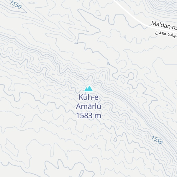 Map of Kūh-e Amārlū