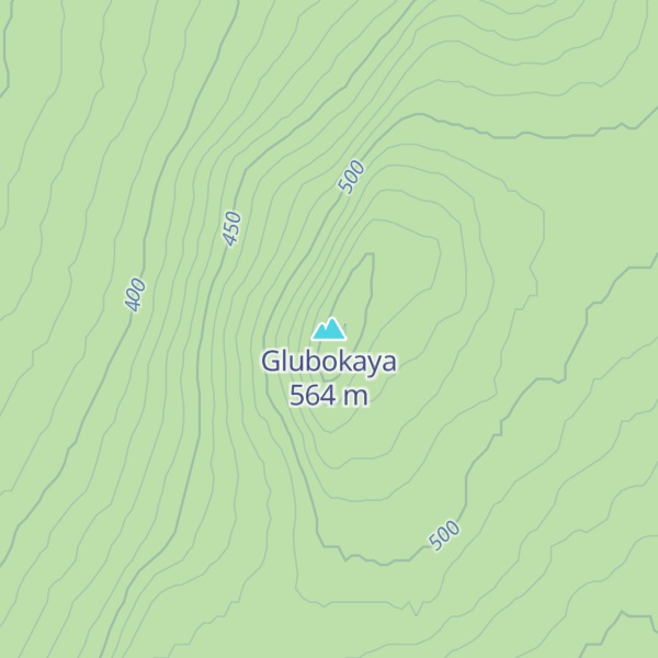 Map of Glubokaya