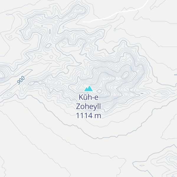 Map of Kūh-e Zoheylī