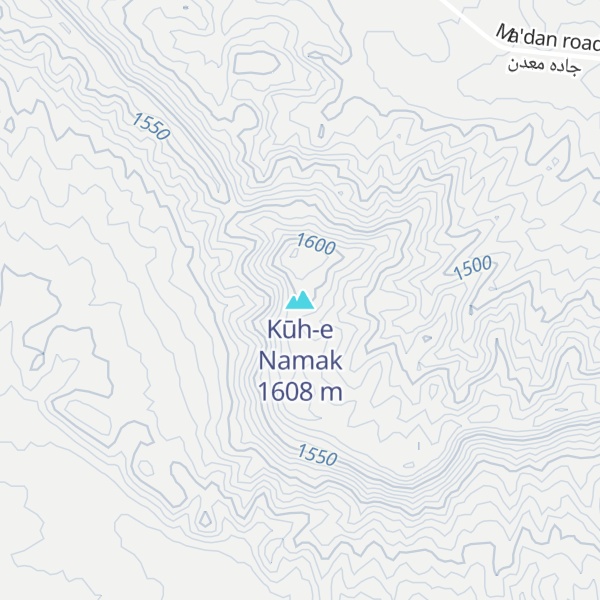 Map of Kūh-e Namak
