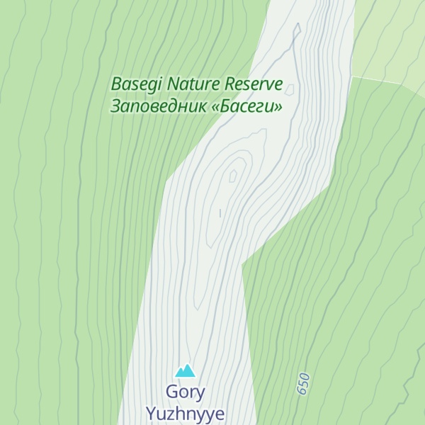 Map of Yujniy Baseg