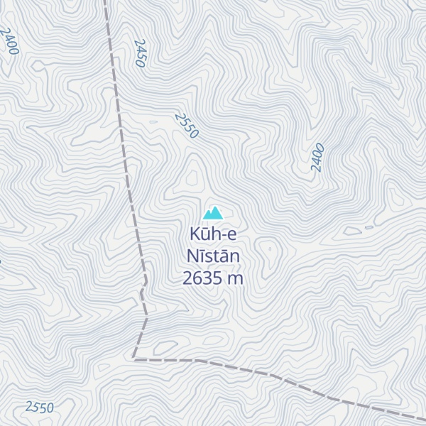Map of Kūh-e Nīstān
