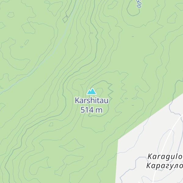 Map of Karshitau