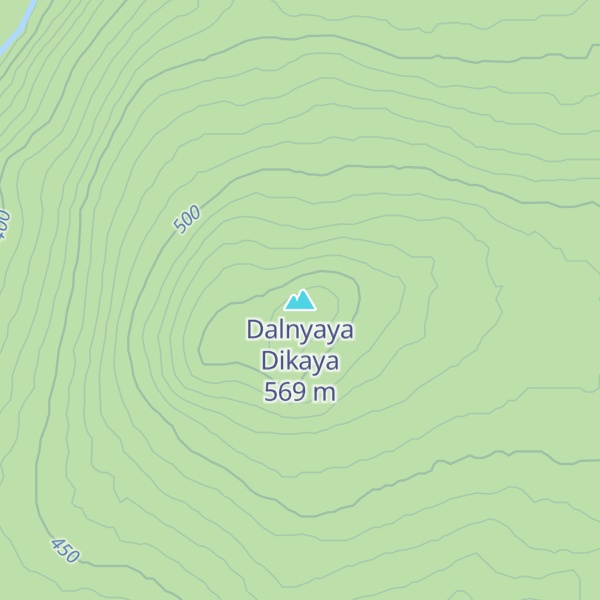 Map of Dalnyaya Dikaya
