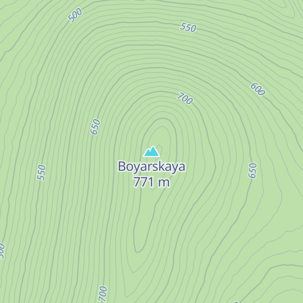 Map of Boyarskaya