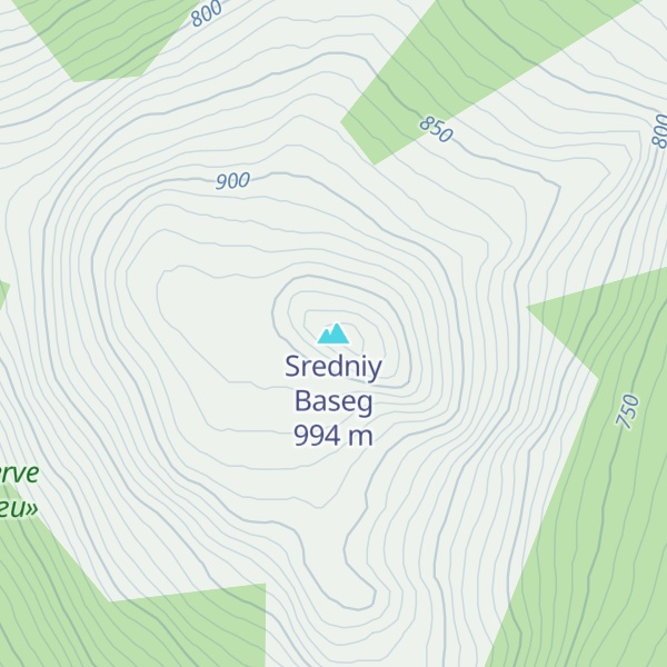 Map of Sredniy Baseg