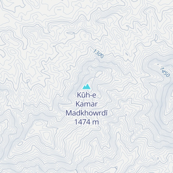 Map of Kūh-e Kamar Madkhowrdī