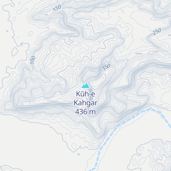 Map of Kūh-e Kahgar