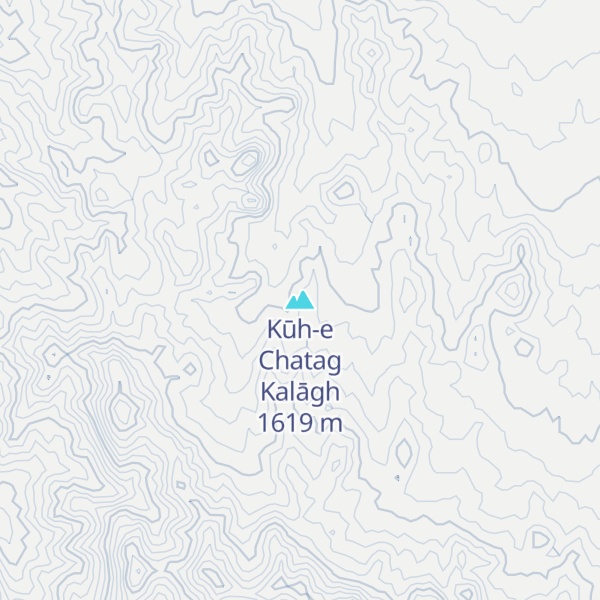 Map of Kūh-e Chatag Kalāgh