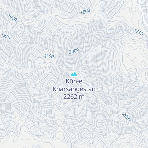 Map of Kūh-e Kharsangestān
