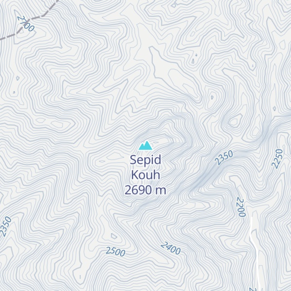 Map of Sepid Kouh