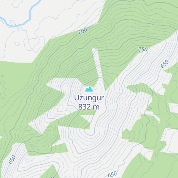 Map of Uzungur