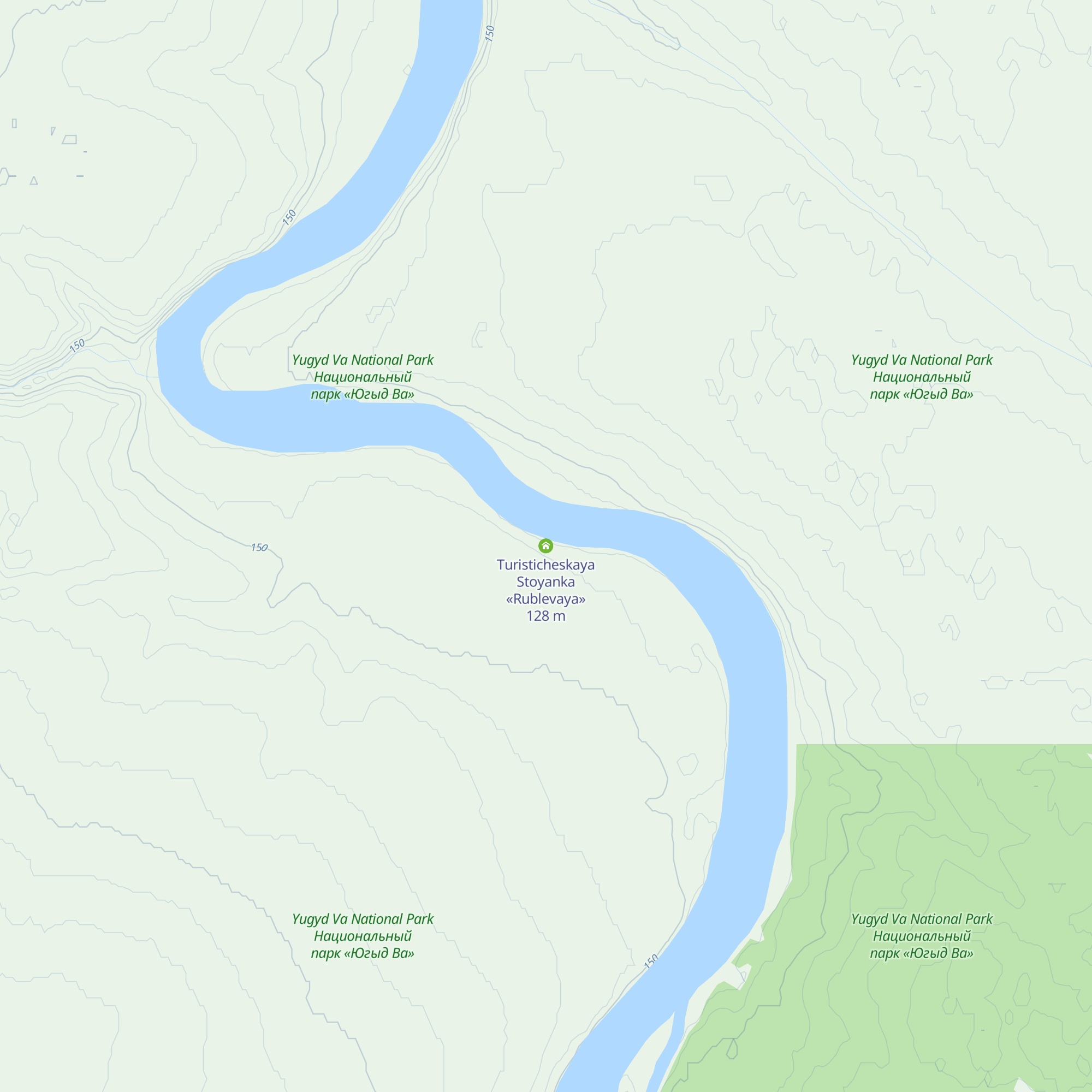 Turisticheskaya Stoyanka «Rublevaya» map