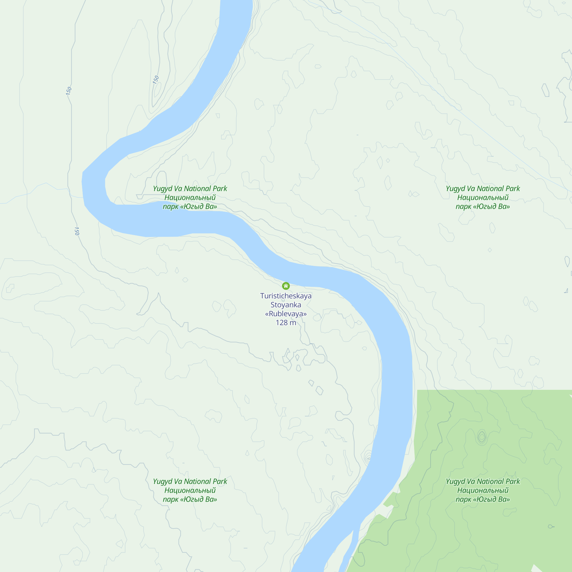 Turisticheskaya Stoyanka «Rublevaya» map