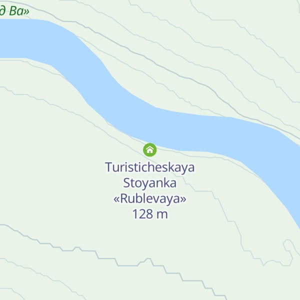 Map of Turisticheskaya Stoyanka «Rublevaya»