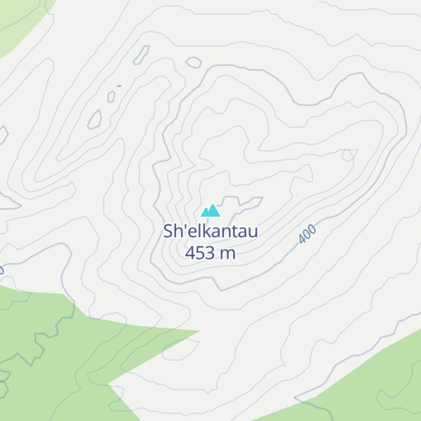 Map of Sh'elkantau