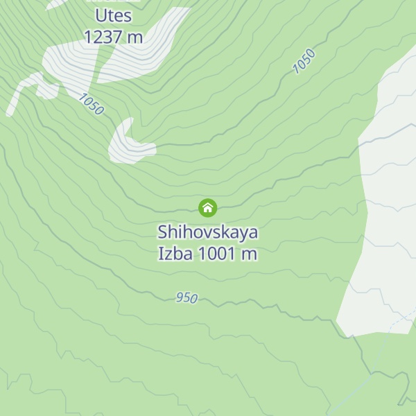 Map of Shihovskaya Izba
