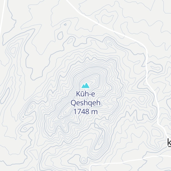 Map of Kūh-e Qeshqeh