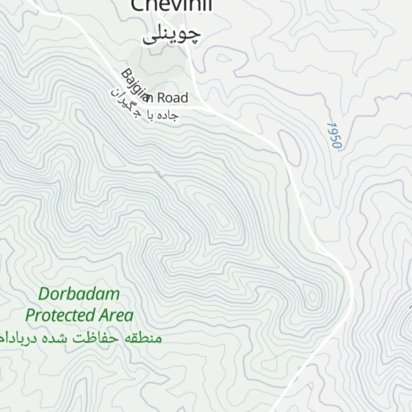 Map of Kūh-e Qeshlāq-e Nāderī