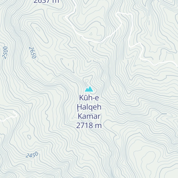 Map of Kūh-e Ḩalqeh Kamar
