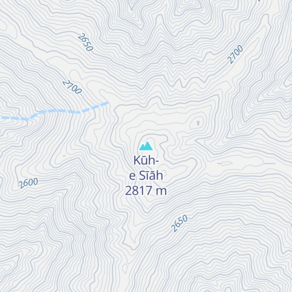 Map of Kūh-e Sīāh