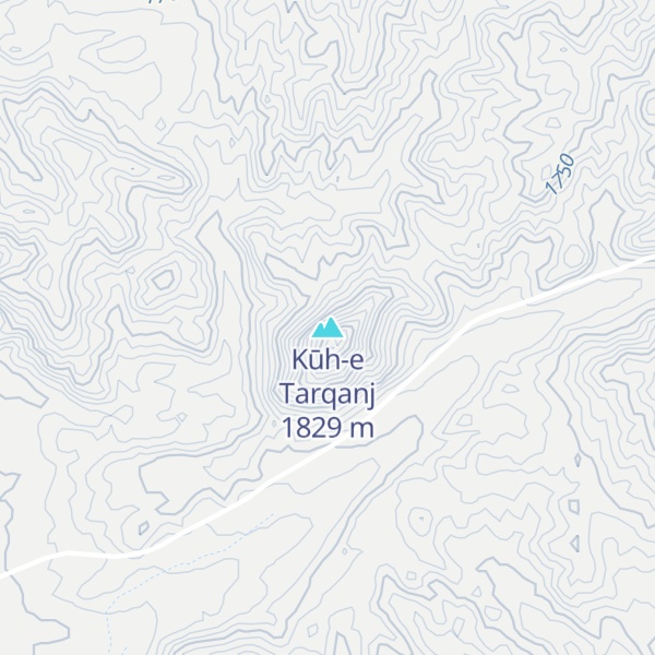 Map of Kūh-e Tarqanj