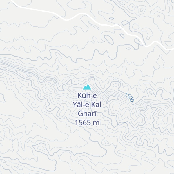 Map of Kūh-e Yāl-e Kal Gharī