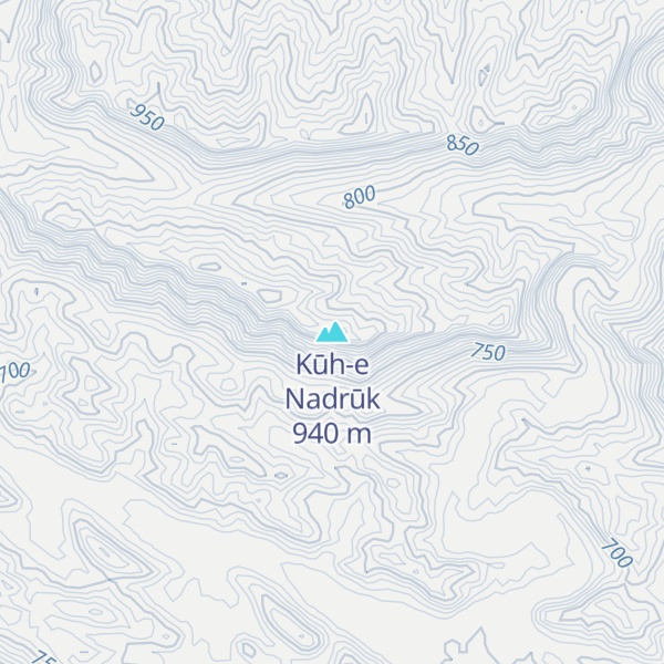 Map of Kūh-e Nadrūk