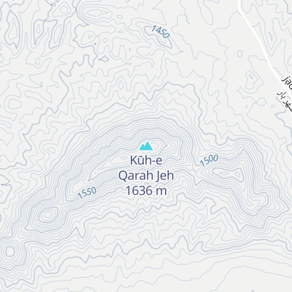 Map of Kūh-e Qarah Jeh