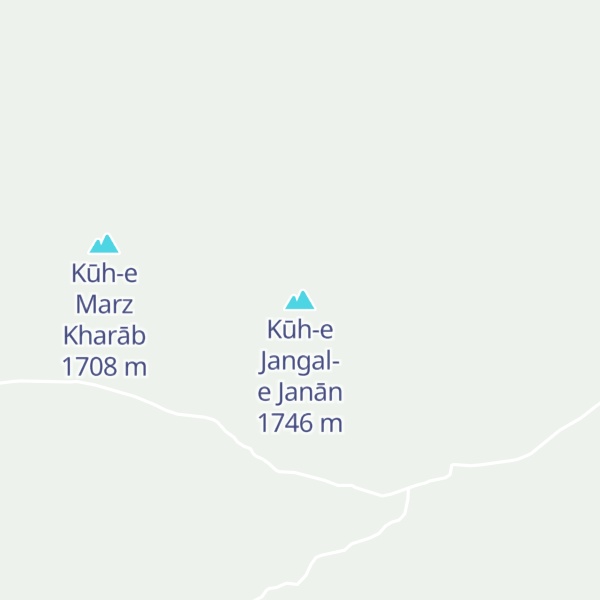 Map of Kūh-e Jangal-e Janān