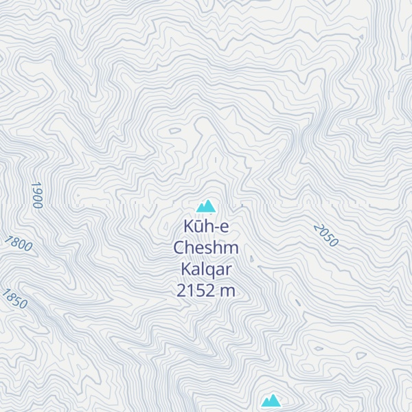 Map of Kūh-e Cheshm Kalqar