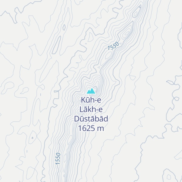Map of Kūh-e Lākh-e Dūstābād