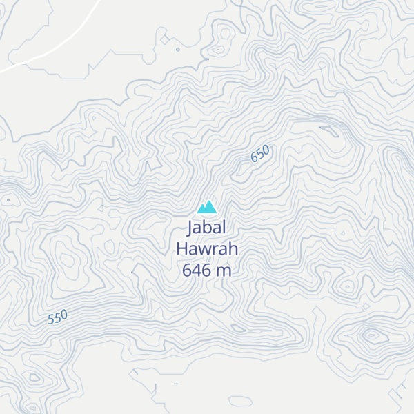 Map of Jabal Hawrah