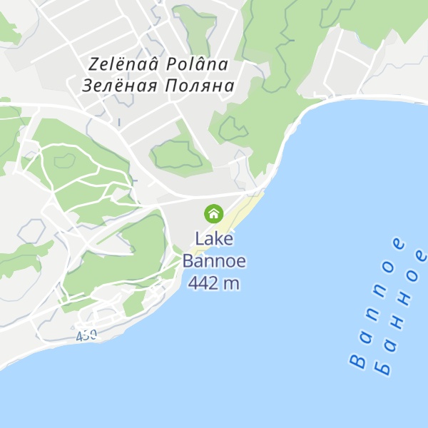 Map of Lake Bannoe