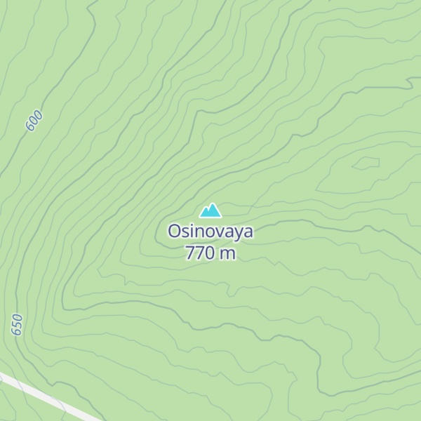 Map of Osinovaya