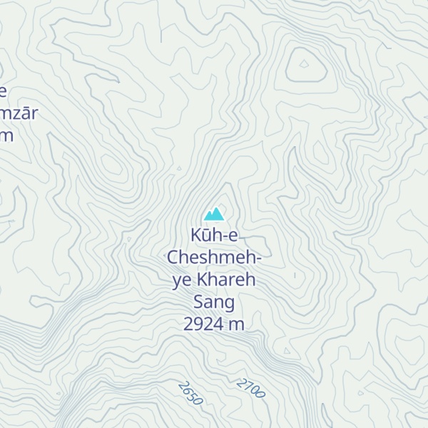 Map of Kūh-e Cheshmeh-ye Khareh Sang