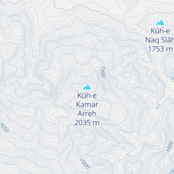 Map of Kūh-e Kamar Arreh