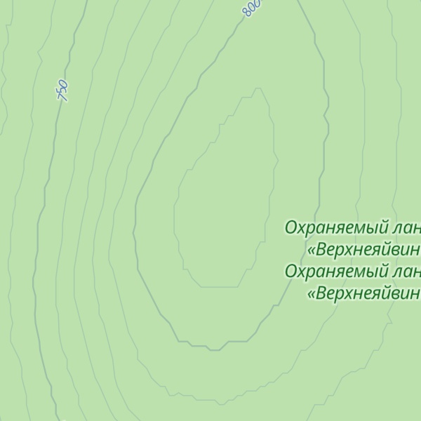 Map of Burnimskii Kamen
