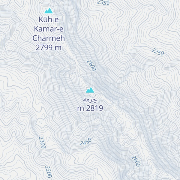 Map of چرمه
