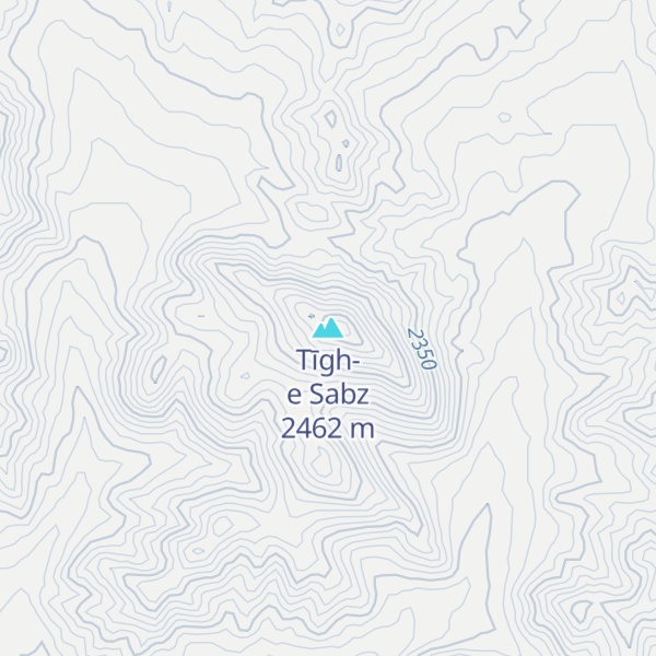 Map of Tīgh-e Sabz