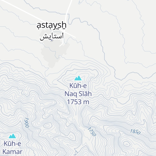 Map of Kūh-e Naq Sīāh