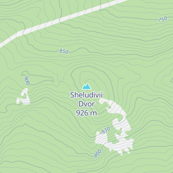 Map of Sheludivii Dvor